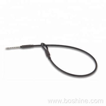 Anti-theft hook lock lanyard to pin eas tags